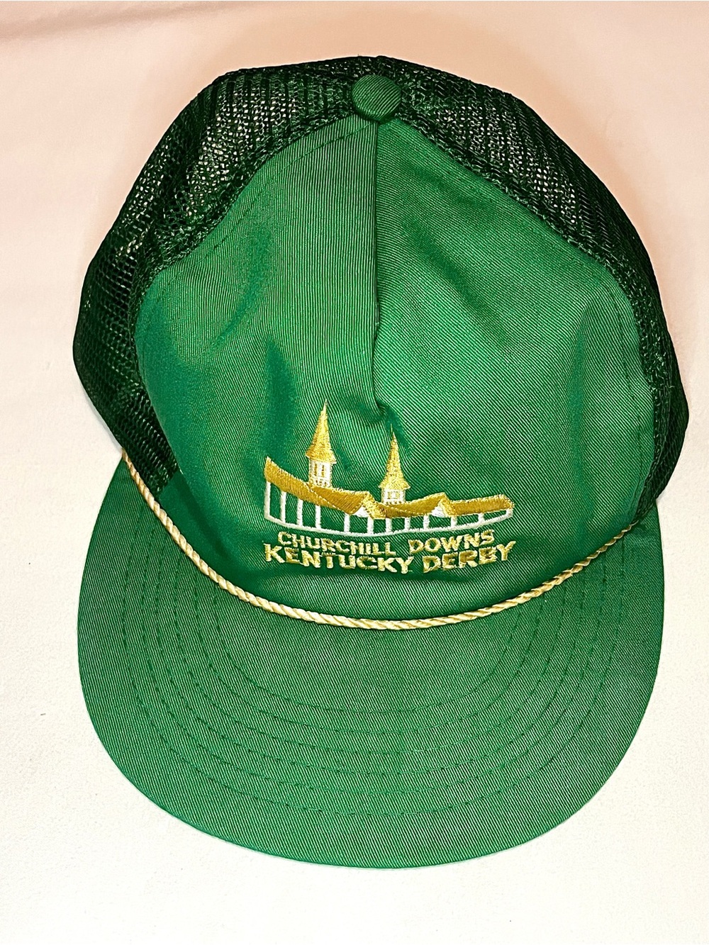 Vintage Churchill Downs Kentucky Derby mesh trucker hat